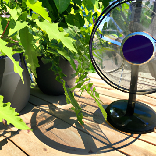 solar powered fan